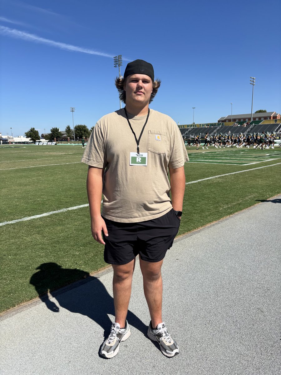 Thanks <a href="/CoachGothard/">Coach Gothard</a> and <a href="/Zach2Blevins/">Zachary Blevins</a> for the game day invite i had an amazing time and can’t wait to be back!