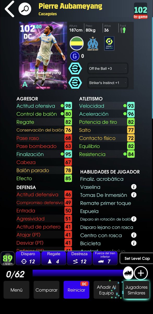 Rabanillo_27's tweet image. Mis entrenamientos para Aubameyang ShowTime 🔥💪🏼
Lo más importante es mantener su buena velocidad y aceleración ⚡️

#eFootball #efootball2026