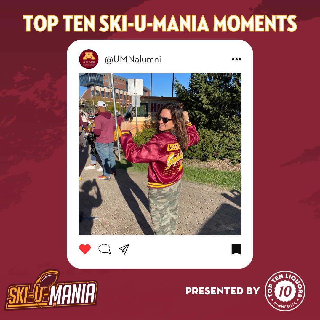 Homecoming @ Ski-U-Mania is in the books! Get in on the action with your Top Ten Ski-U-Mania Moments of 2025, presented by Top Ten Liquors. See you at the next one ➡️ UMNalumni.org/skiumania #UMNproud #UMNalumni