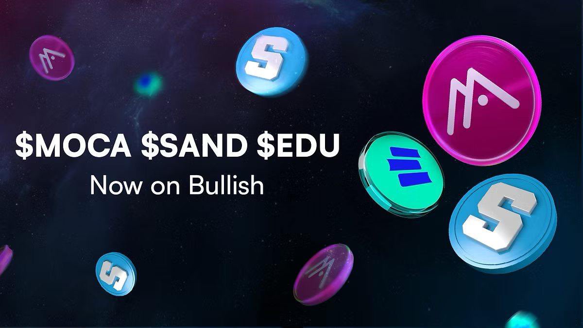 🟡 Tin vui cho cộng đồng Open Campus! <a href="/opencampus_xyz/">Open Campus</a> 

$EDU chính thức có mặt trên Bullish, cùng với $MOCA và $SAND 🎉
Điều đặc biệt hơn — đây là sàn giao dịch đầu tiên được cấp phép SFC tại Hồng Kông 🇭🇰 hỗ trợ giao dịch ba token này!

✅Việc niêm yết này