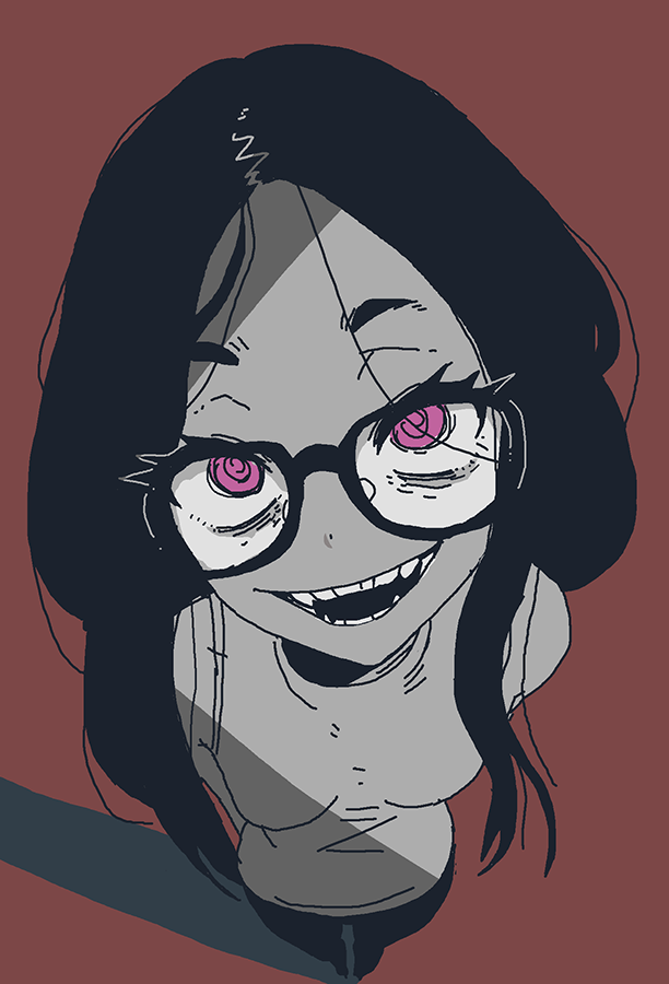 「あさらくがき」|大鳥のイラスト