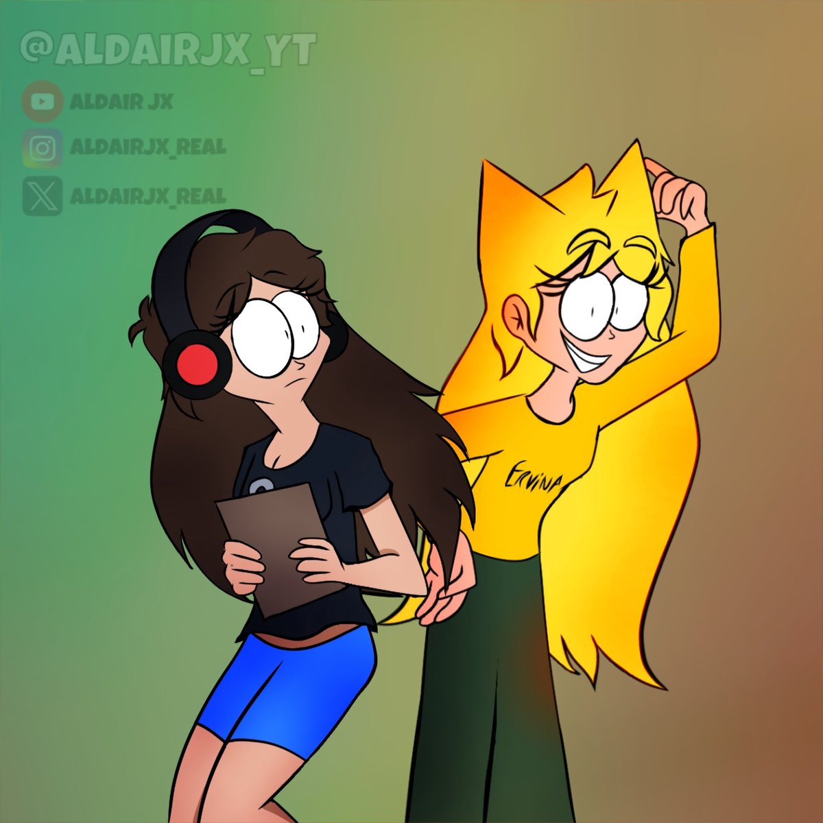 AldairJX_Real's tweet photo. Oh wow, parece que tenemos nuevas integrantes 🤯💙

#Jotatoober #Inktober #October #Art #Digital #generoopuesto #opuesto #chica #divinas #jotatoon #Inktoberday11 #JotatoonArt https://t.co/aecCqcCGul