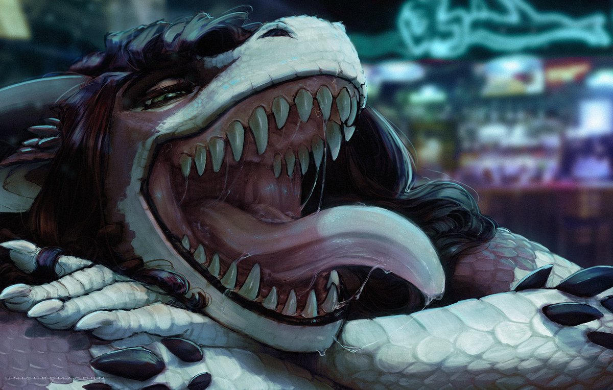 After a few drinks, who could resist her invitation for the real good stuff.
Mawshot commish for the ever wonderful <a href="/EatchaHeckin/">HeckinEatcha</a>