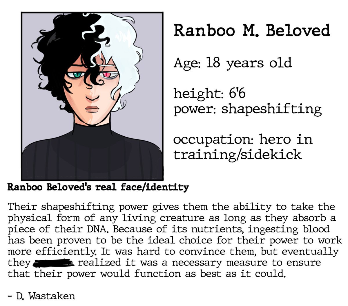 Talking about my dsmp superhero AU made me want to draw it. Take this cRanboo

#dsmpfanart