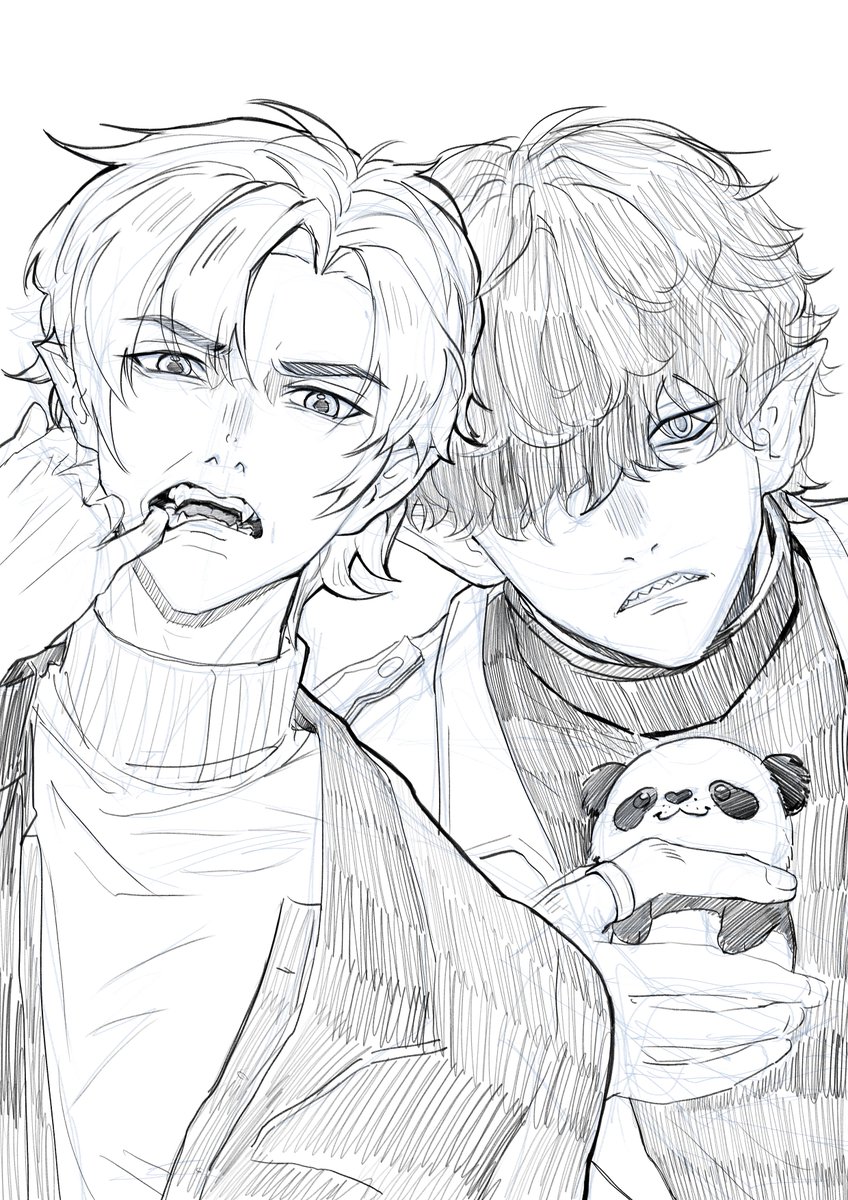 Ethan oc de <a href="/SrSelian/">Señor Selian</a> 
ft. Warumono-san de Mr Villian's day off 🐼