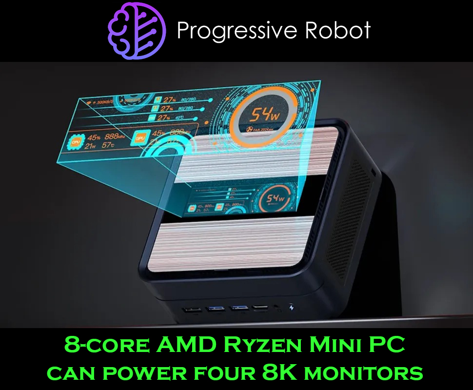 ProgresiveRobot's tweet image. A mini PC that can run four 8K monitors and still fit in your hand 🤯
TexHoo’s new ZHR Ryzen-powered system brings serious specs — dual SSDs, dual Ethernet, and even a built-in LCD screen.
The question is… would you trust a brand you’ve never heard of? 👀
#MiniPC #AMD #Ryzen