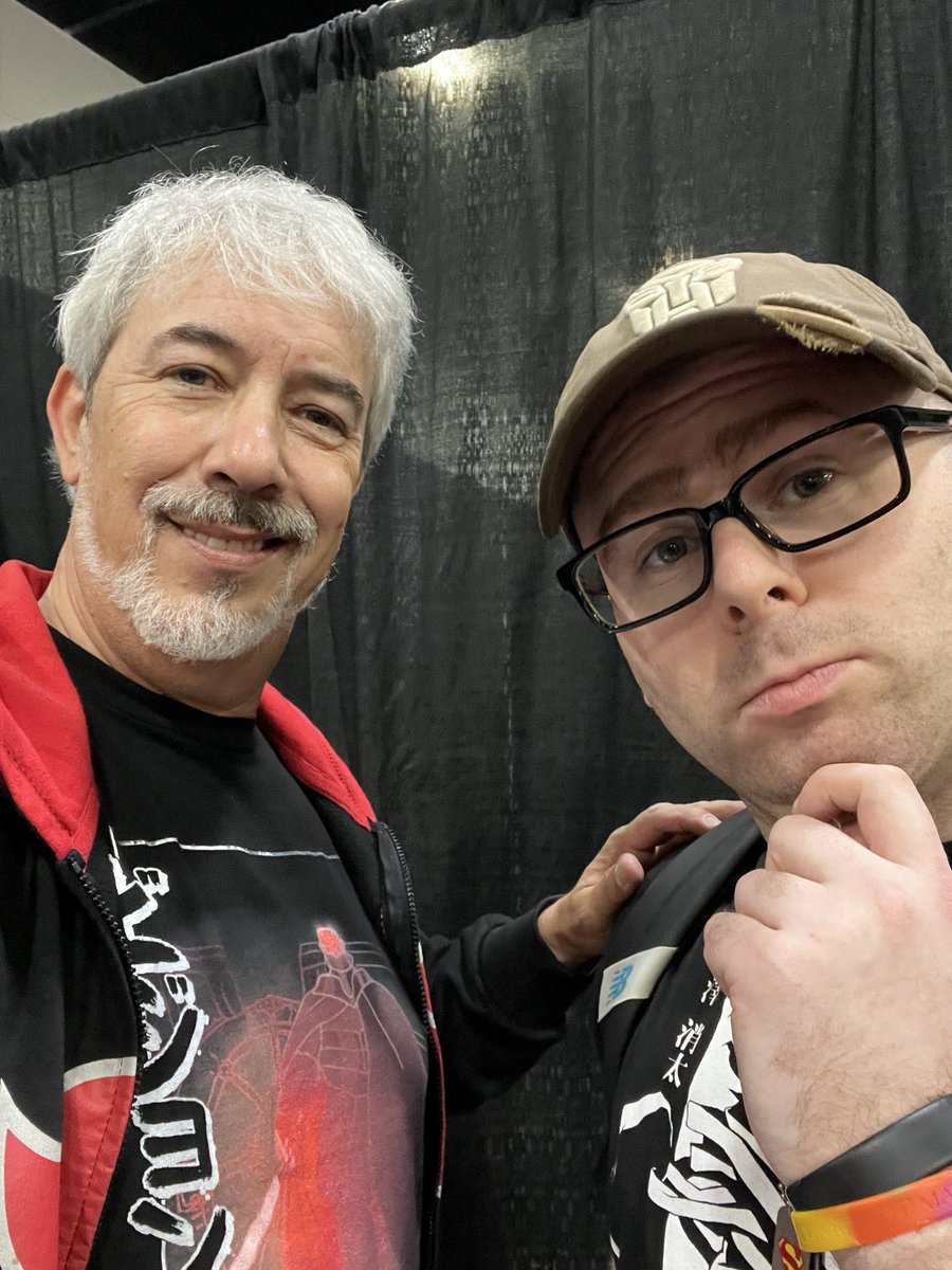 superkid801's tweet image. Oh look it&apos;s @NeKap! I was happy I got to meet him today at @WasabiCon! From his work to #Bleach, to #Digimon and being in #Naruto and #Starwars so cool to talk to. Loved his panel! He&apos;s so much fun! Plus he showed how to do a good selfie too! Definitely made my day! #anime