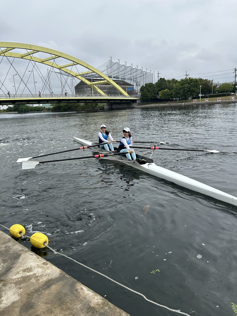 【名古屋レガッタ】
男子ダブルスカル　タイムレースC組
発艇時刻　9:58
レーン
2　名古屋工業大学⭐️
3　名古屋大学
4　南山大学A

女子ダブルスカル　タイムレースB組
発艇時刻　10:14
レーン
１　南山大学A
２　旭丘高校A
３　中央大学杉並高校A
４　名古屋工業大学B⭐️

応援よろしくお願いします💪