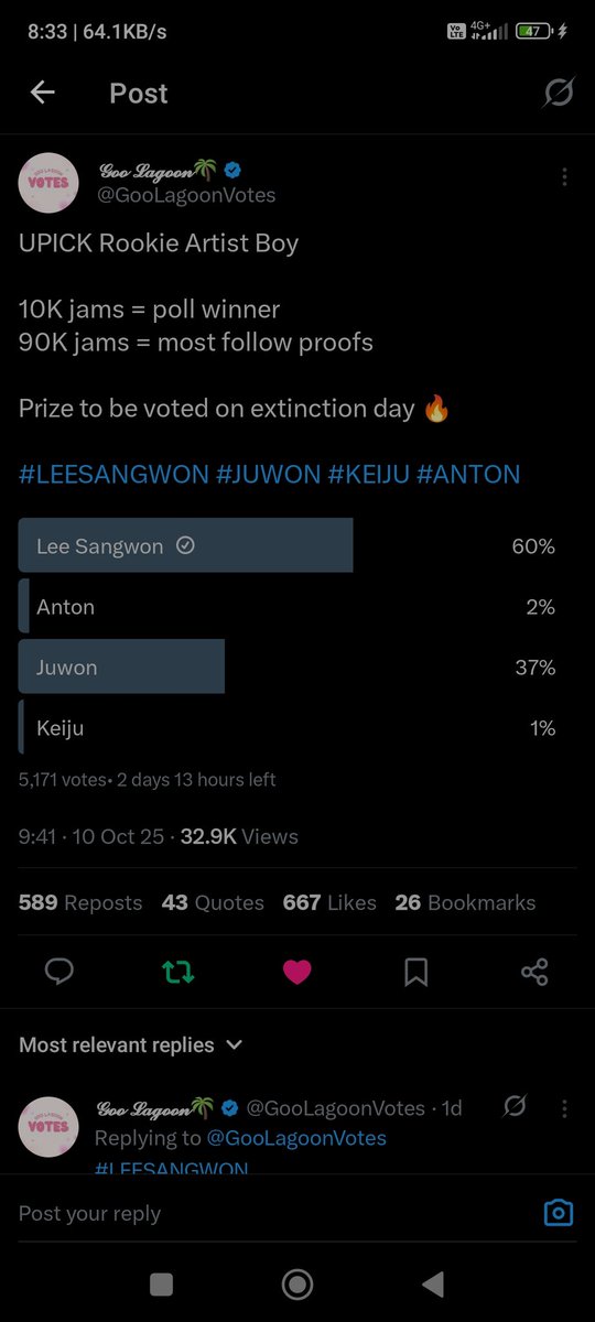 lyneLSW's tweet photo. @GooLagoonVotes For #LEESANGWON https://t.co/8KJ9G8lAA4