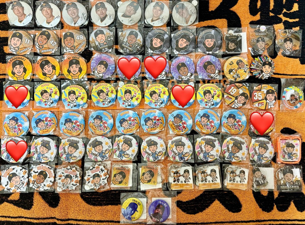 eggkakegohan2's tweet image. ジャイアンツ
オータムチャンスくじ エニマイくじ
多種ガチャガチャ

【譲】
画像のもの

【求】
吉川 長野 坂本 丸 中山 缶バッジ(未所持)
or買取外国人選手(200円)抱き合わせ

リアクション下さればDM伺います！
東京ドーム現地交換
CS、侍ジャパン強化試合

 #ジャイアンツ交換  #giants  #巨人