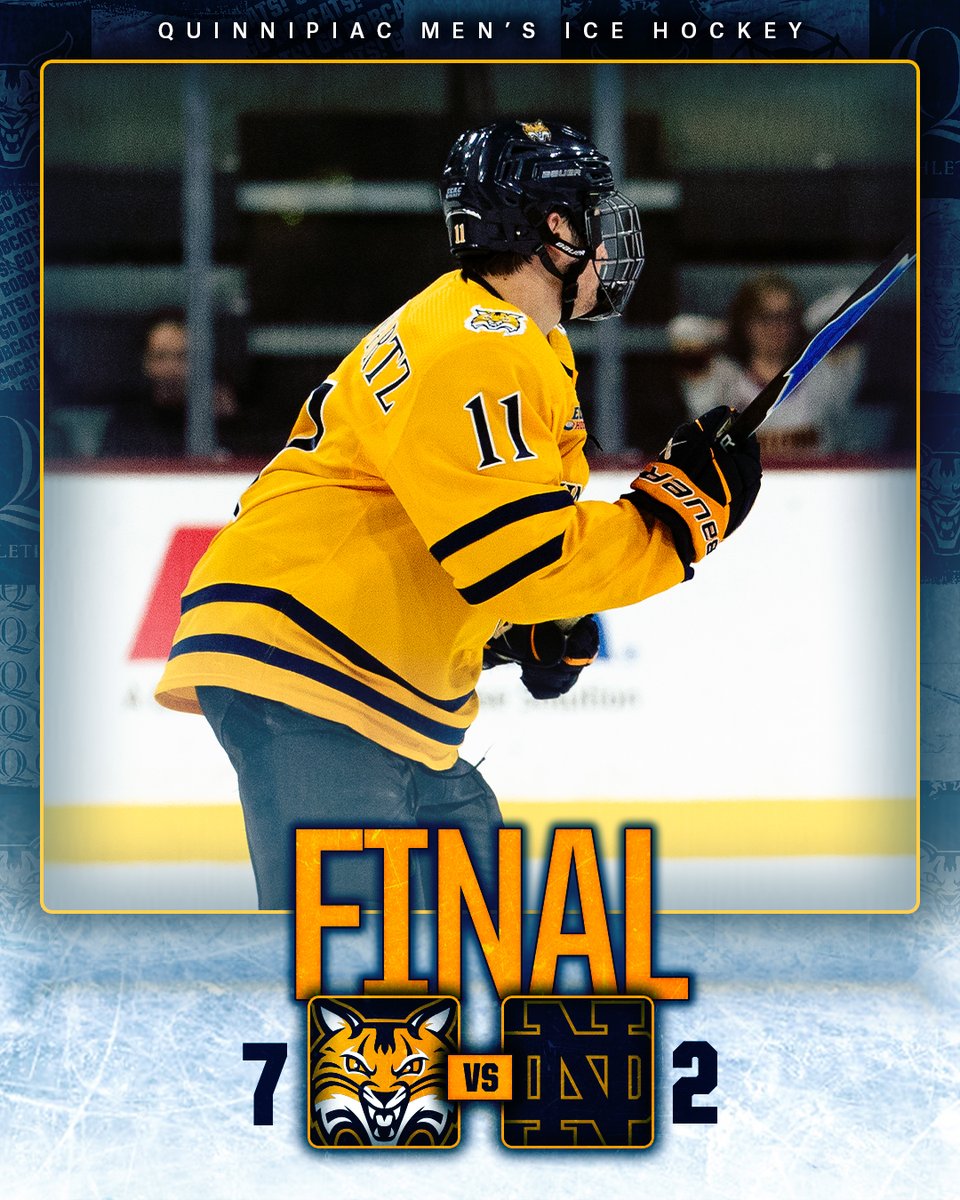 QU_MIH's tweet image. Gold jerseys &amp;gt; Gold helmets 😎

#BobcatNation x #NCAAHockey