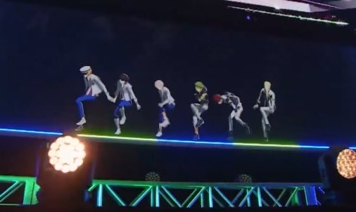 emapmimu's tweet image. 冬馬はこういう屈む振り付けの時めちゃくちゃ低く屈みがち