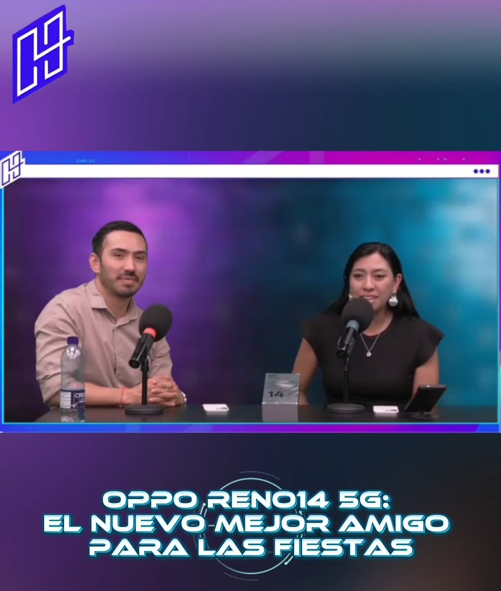 OPPO Reno14 5G: el nuevo mejor amigo para las fiestas.
<a href="/OPPOColombia/">OPPO Colombia</a> 🎙⬇️ <youtu.be/HahFRg8m3MU?si…> #Hiperdata