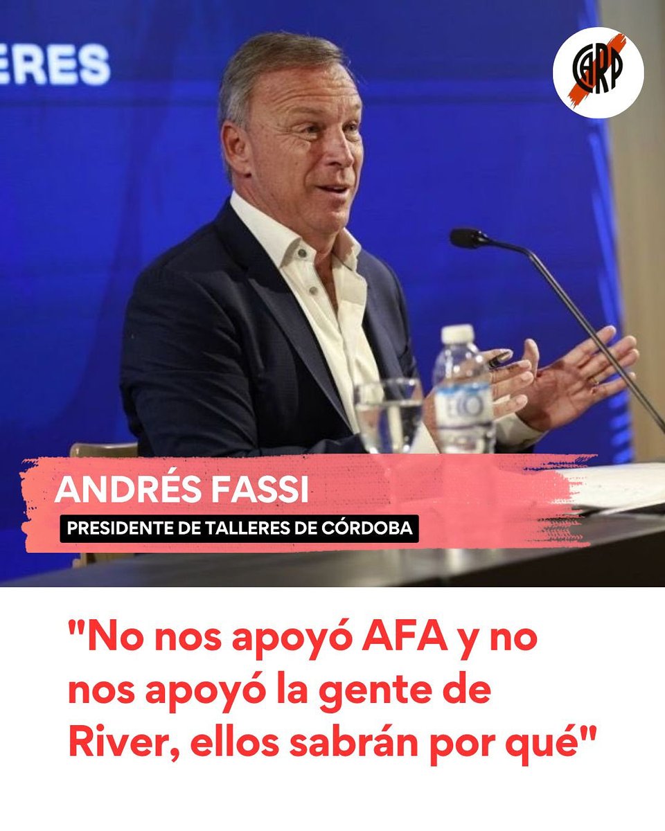 RiverInfoPlate's tweet photo. 🎙️Andrés Fassi, presidente de Talleres de Córdoba, en diálogo con Fox Sports: “Tenemos un expreso pedido del hincha y del socio. Al haber más de 72 mil socios al día, con posibilidad de ir al estadio, hemos tomado la decisión de que el partido con River sea con público de Talleres.

A nosotros nos gusta mucho compartir el doble público, es parte de lo que el fútbol demanda. Lo haremos con el 100% del público local.

Se le dio acceso al pedido de River de jugar el sábado y no al de Talleres de jugar el domingo. Hace 45 días que lo veníamos pidiendo y no se nos dio esa posibilidad. Es una lástima porque para nosotros era muy importante

No nos apoyó AFA y no nos apoyó la gente de River, ellos sabrán por qué. Será otra dificultad más a sortear”