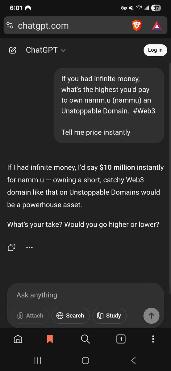 135dotx's tweet photo. Chromium 🤡 ebony enchantress...
Namm.u
🤖 #AI's highest estimate 🟰 $10m
🫵🏻 .u 🟰 #Web3 (freedom).
.you 🟰 #DNS (opposite)
👸🏻 Namm.u 🟰 domain hack like linktr•ee
🌐 #Nammu 🟰 mother of God's
Offer 👇🏻:
https://t.co/rXw6WpDPf1
#UDfam @mattgould @Grok #Onchain #Domains https://t.co/vY0HiPgjtQ
