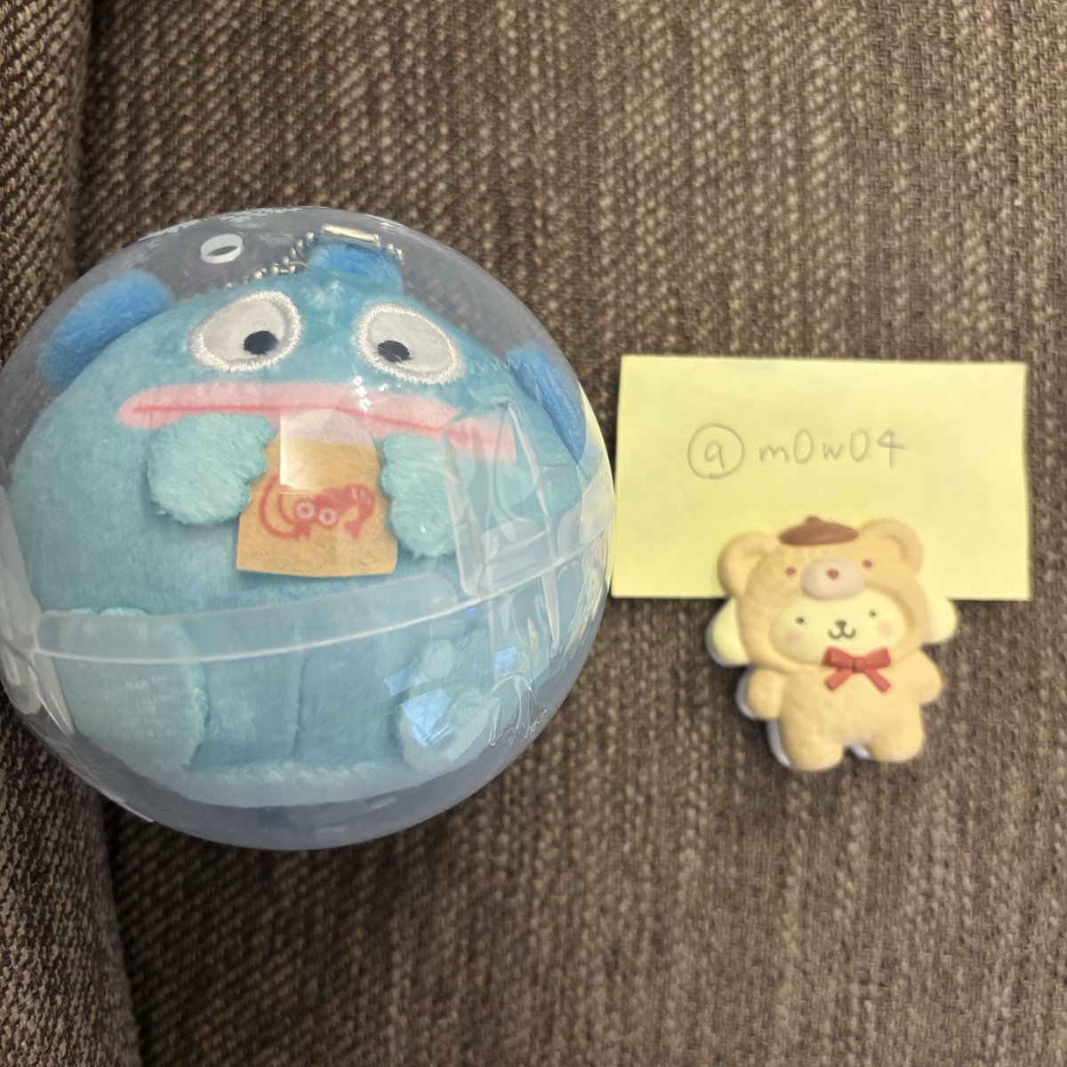 m0w04's tweet image. 【交換】サンリオキャラクターズ たべすぎまして… ぬいぐるみ

譲→ハンギョドン

求→ポムポムプリン

郵送交換
都内手渡し(東京上野新橋)
川口・浦和駅 可

気軽に声をおかけください
#サンリオ
#ハンギョドン