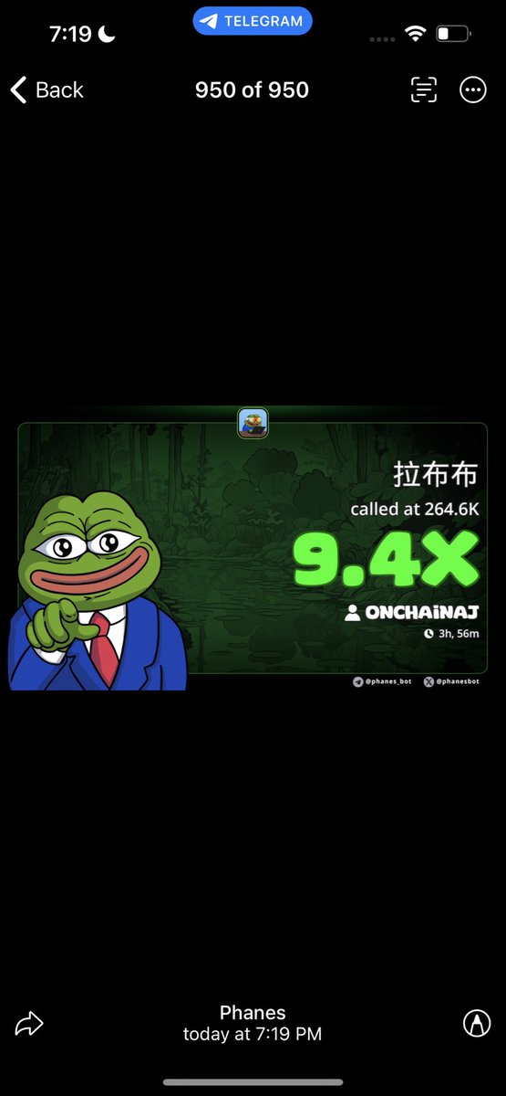 OnChainnAJ's tweet photo. Even when the market’s dumping… we printing💰
9.4x in 4 hours on $LABUBU🤑 https://t.co/3X3JWH2szQ
