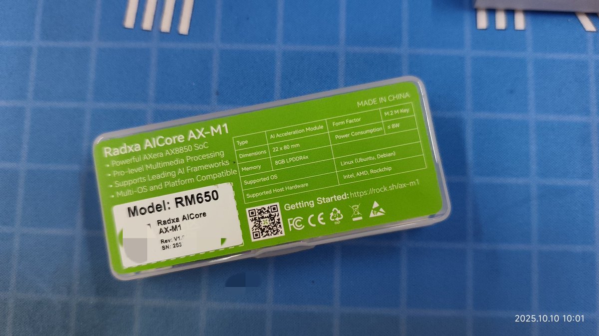 qqc1989's tweet image. Radxa AX-M1 update
#Radxa