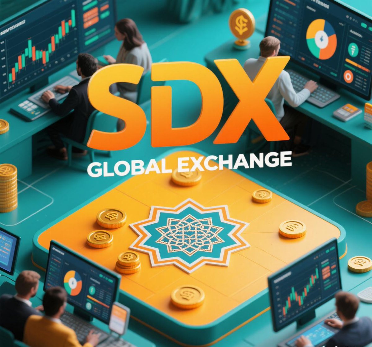fireflygold09's tweet image. 📈 Unlock global markets with a platform built for security, transparency &amp;amp; Shariah compliance. #SDX #EthicalTrading #CryptoExchange
SDX Global Exchange is a centralized tokens trading platform powered by the Sidra ecosystem. Built on Islamic and Shariah-based financial…