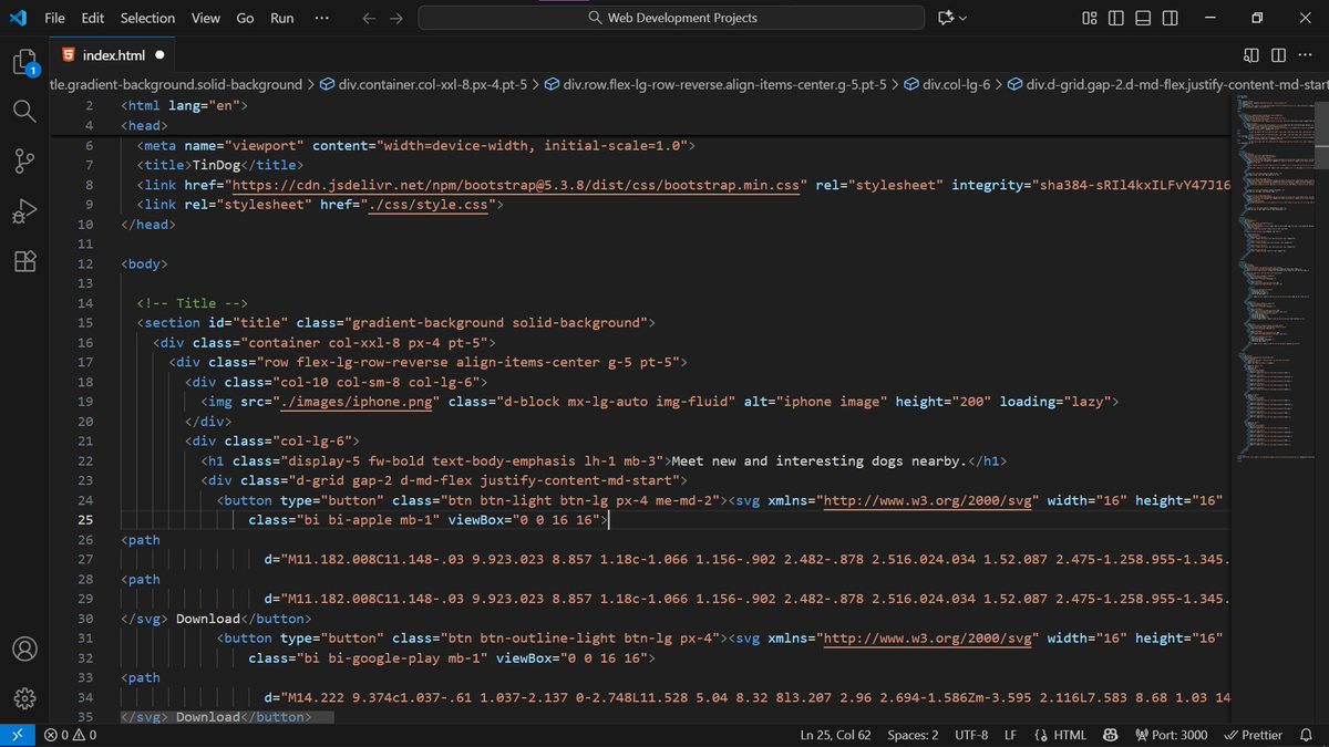bluedev_py's tweet image. Day 58/100 – Web Foundation
> Bootstrap
> Learned about Bootstrap layouts and components, and made a startup website
#100DaysOfCode
#pythonprogramming
#pythononlinetraining
