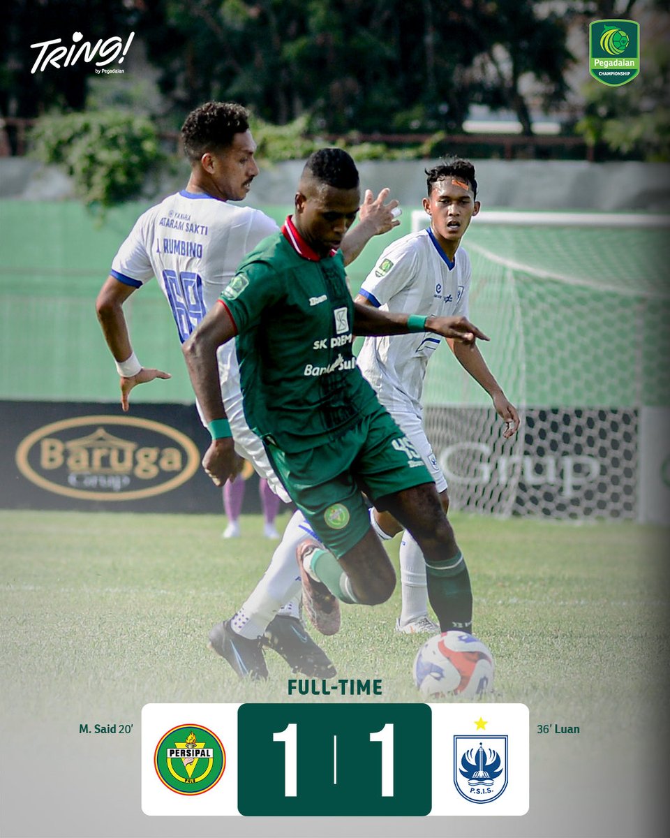 Liga2Match's tweet photo. Tampil mendominasi, Laskar Tadulako harus puas berbagi hasil imbang dengan Mahesa Jenar.
#PegadaianChampionship #gameweek5 https://t.co/Vp0yX8uqNm