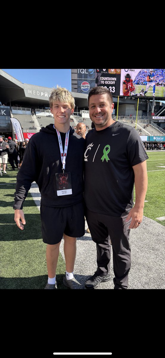 Finley Keller (@finleyk5keller) on Twitter photo Had an amazing time in Cincinnati today‼️ Big thanks to <a href="/Coach_Conner/">Tim Conner</a> & <a href="/stephenrusnak/">Stephen Rusnak</a>. Loved the atmosphere and can’t wait to be back very soon!
<a href="/NRRangerFootba1/">NR_Ranger_Football</a> <a href="/D_Madden_Punter/">Coach Dan Madden</a> <a href="/KohlsKicking/">Kohl's Kicking Camps</a> Had an amazing time in Cincinnati today‼️ Big thanks to <a href="/Coach_Conner/">Tim Conner</a> & <a href="/stephenrusnak/">Stephen Rusnak</a>. Loved the atmosphere and can’t wait to be back very soon!
<a href="/NRRangerFootba1/">NR_Ranger_Football</a> <a href="/D_Madden_Punter/">Coach Dan Madden</a> <a href="/KohlsKicking/">Kohl's Kicking Camps</a>
