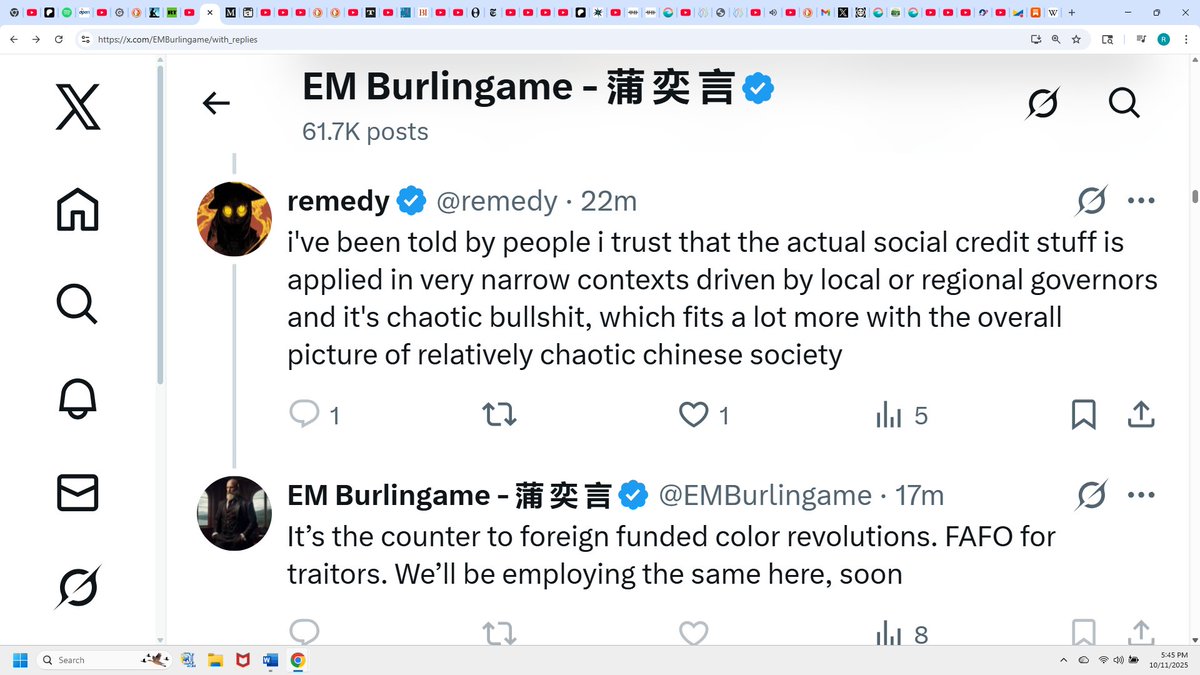 TextualArendt's tweet image. I'm sure there is anti-Chinese propaganda that is bs. I am also sure that I don't want social credit scores to become any more codified than they already are here. EM Burlingame not only defends the Chinese, he seems to argue that social credit scores/biometric ID is the only…