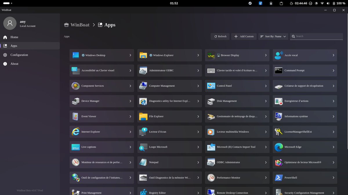 BlablaLinux's tweet image. Avec #WinBoat, faites tourner des applications #Windows 11 en toute transparence 😉
Technologie utilisée… #Docker 😎
👉 github.com/TibixDev/winbo…