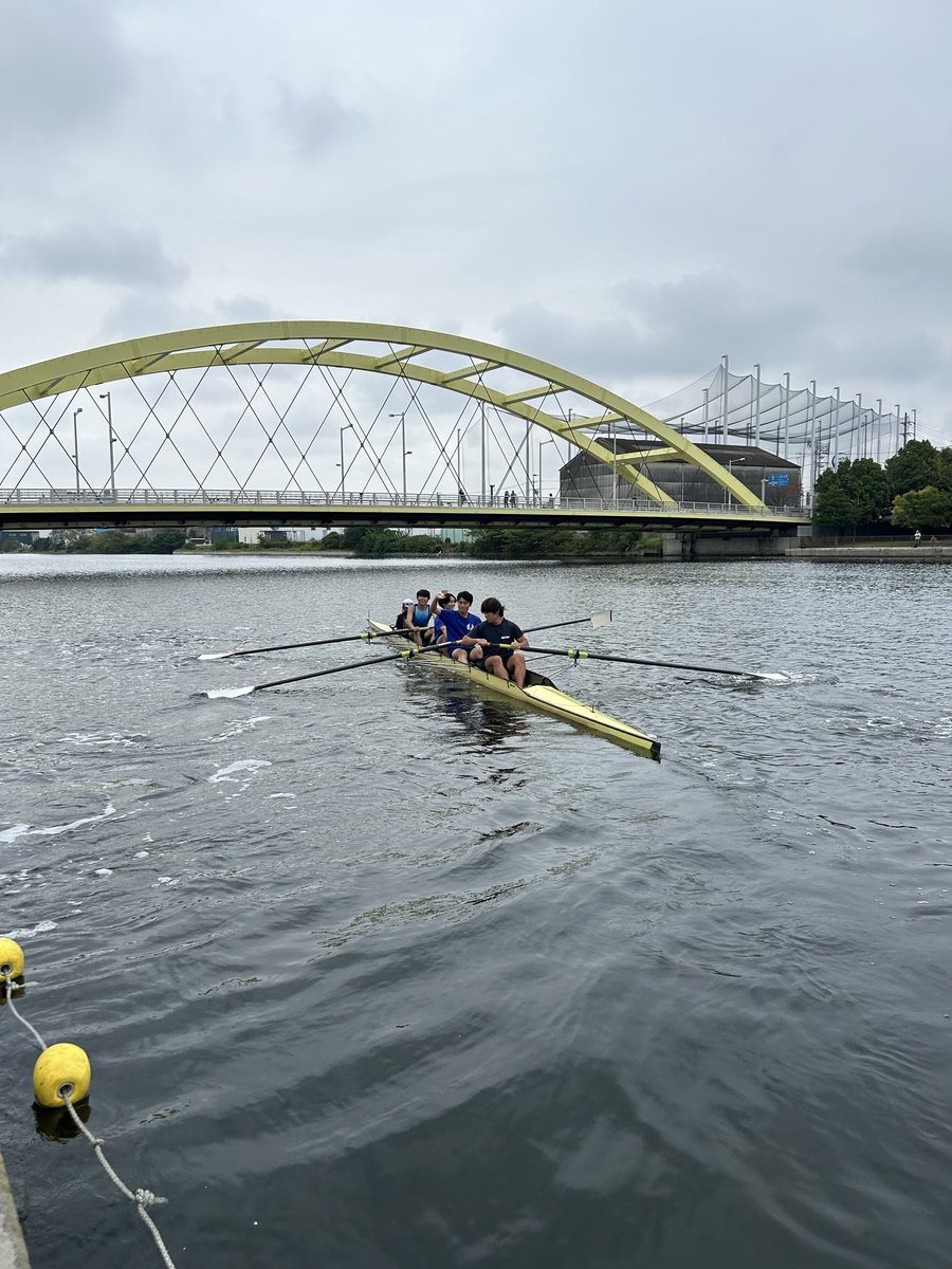 【名古屋レガッタ】
女子ダブルスカル　タイムレースC組
発艇時刻　10:22
レーン
2　名古屋大学A
3　南山大学B
4　名古屋工業大学A⭐️

男子舵手付フォア　プレリミナリー
発艇時刻　10:30
レーン
２　名古屋工業大学A⭐️
３　名古屋大学
４　名古屋工業大学B⭐️

応援よろしくお願いします💪