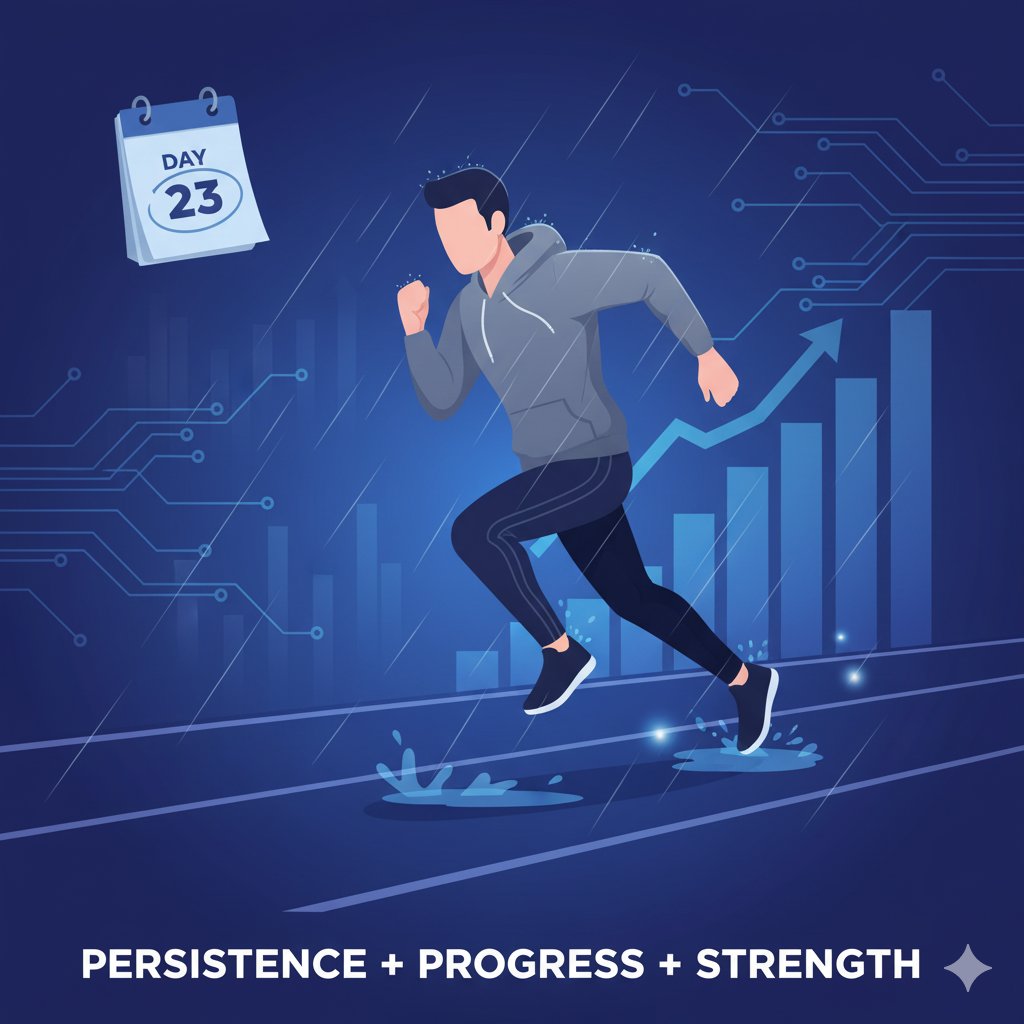 techfitfinance's tweet image. Day 23 — You don’t need to be perfect, just persistent. 🔥
Every rep, every rupee, every small action builds momentum.
Perfection fades. Persistence wins.
#Day23 #TechFitFinance #PersistenceOverPerfection #KeepBuilding #GrowthMindset #DisciplineWins