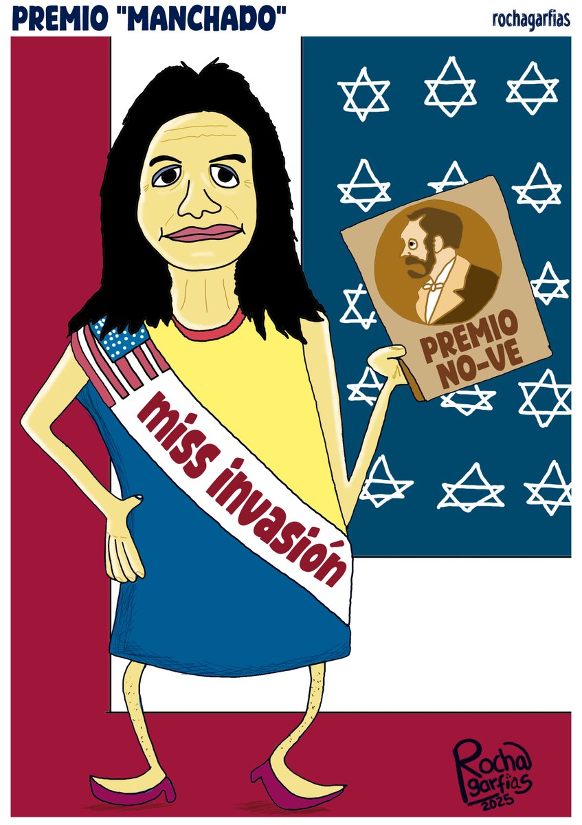 Premio equivocado.

#PremioNobelDeLaPaz 
#corinamachado 
#rochagarfias