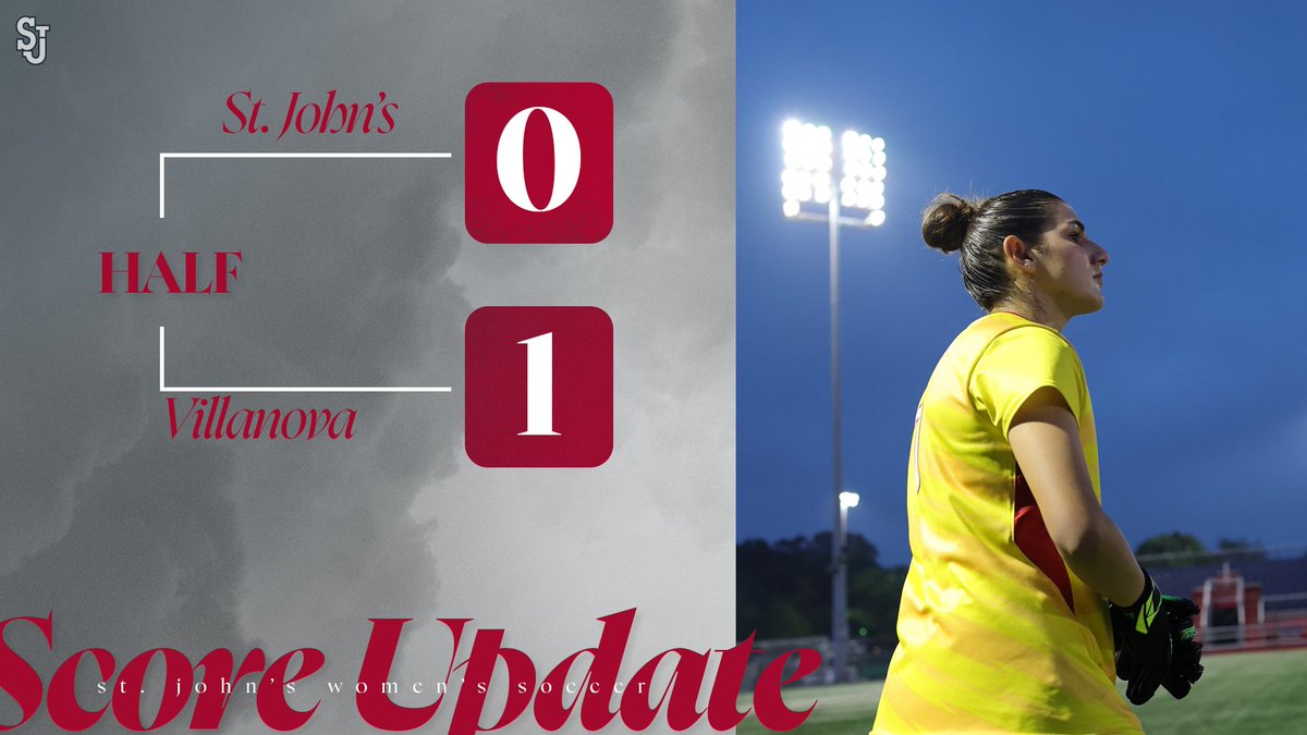 At the half. 

#RedStorm