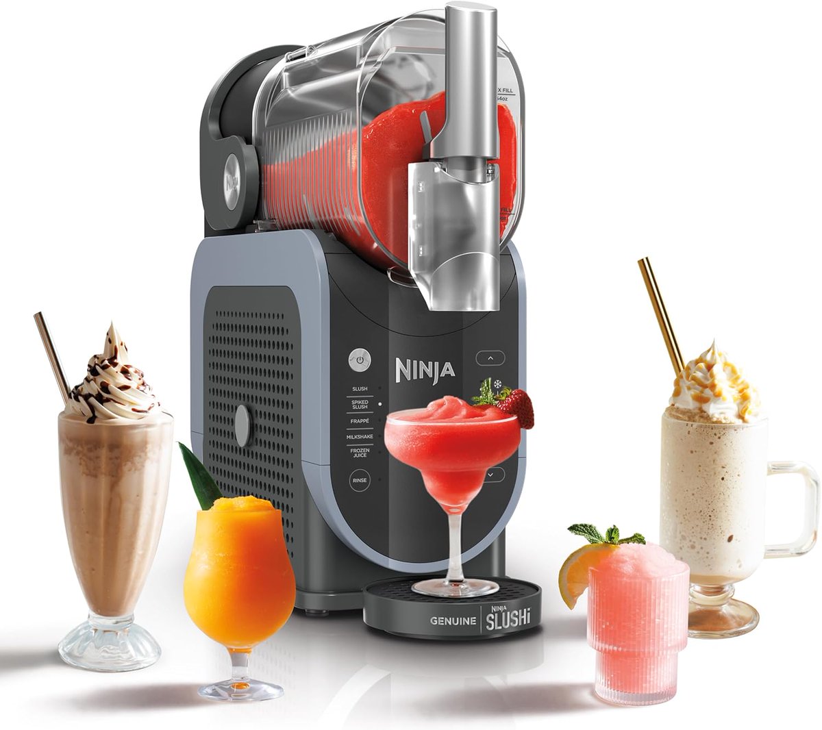 Ninja SLUSHi Machine  make margaritas, frappés &amp; slushies at home. Find it now on my Linktree.
linktr.ee/Babygalcrystal