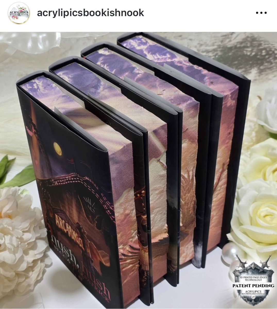 Una nueva edición 3D del book set de Hush, Hush está disponible a partir de hoy, es una colaboración entre AcryliPics y <a href="/becfitzpatrick/">Becca Fitzpatrick</a>. 

Son tan hermosos 😍