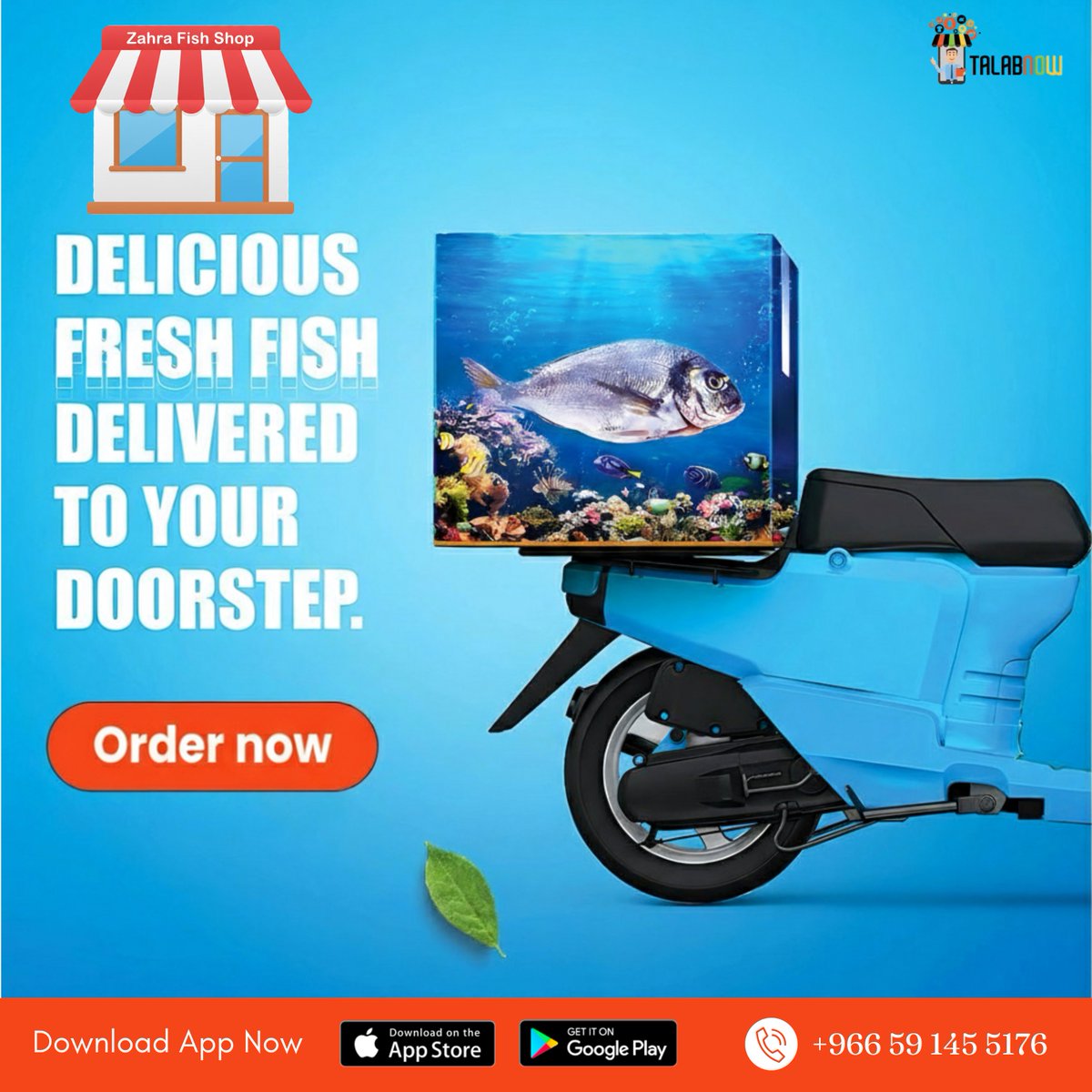 talabnowapp's tweet image. 🐠Get premium, clean fish from Zahra Fish Shop — delivered by TalabNow!

Fresh, chilled, and hygienically packed straight to your kitchen. 🧊🍳
📞 +966 591455176
📲 Order Now:
👉 iOS: apple.co/4j74WQv
👉 Android: play.google.com/store/apps/det…

#TalabNow #FreshFishDaily #SeaToPan