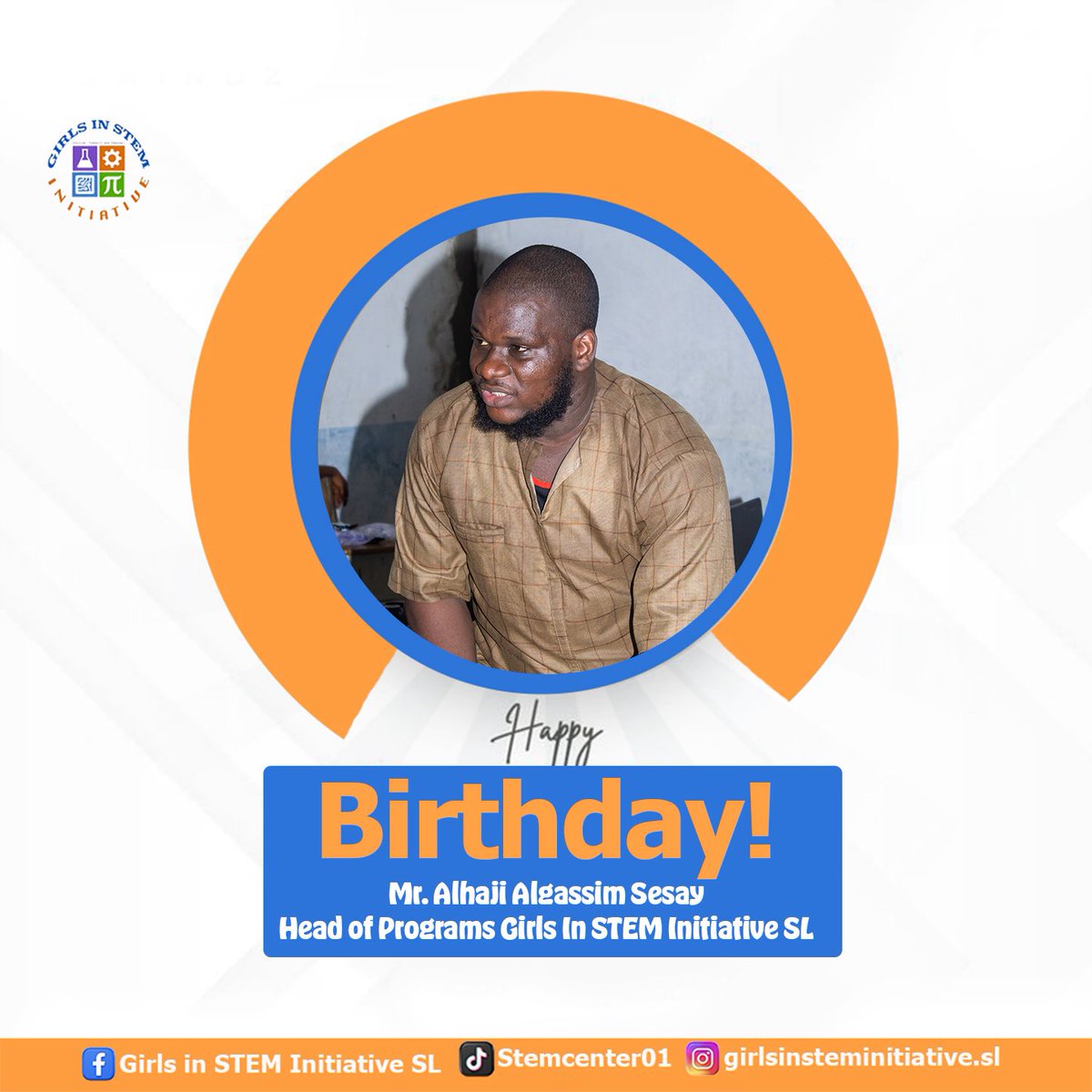 InitiativesStem's tweet image. Please join us in celebrating the birthday of our Head of Programs. 
Wishing you good health, joy and continued success! 🎉
#GirlsInSTEM #HappyBirthday #fypシ