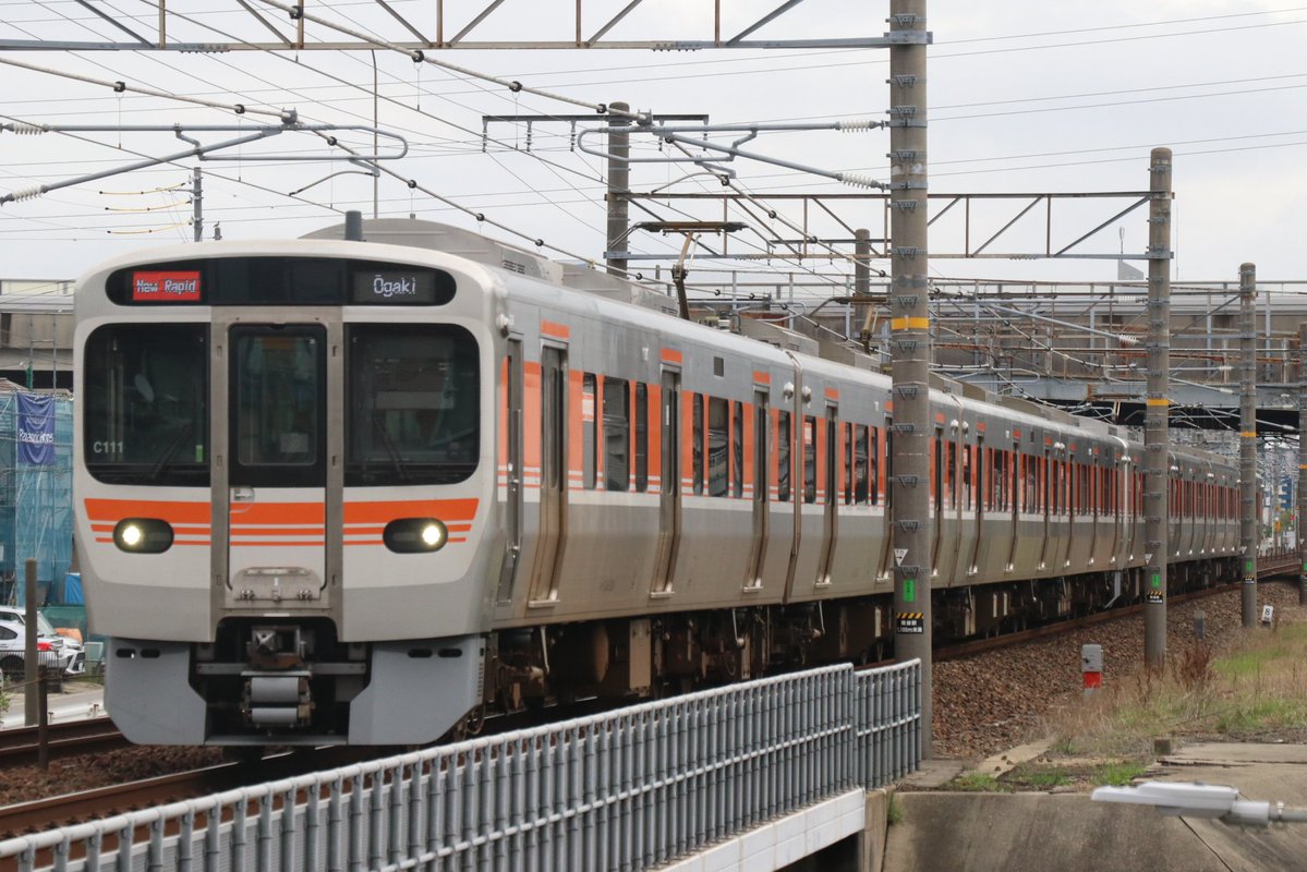 10/12(日) #JR東海_運用
5309F新快速大垣行き J172+J151+R111
5311F新快速大垣行き C107+C111