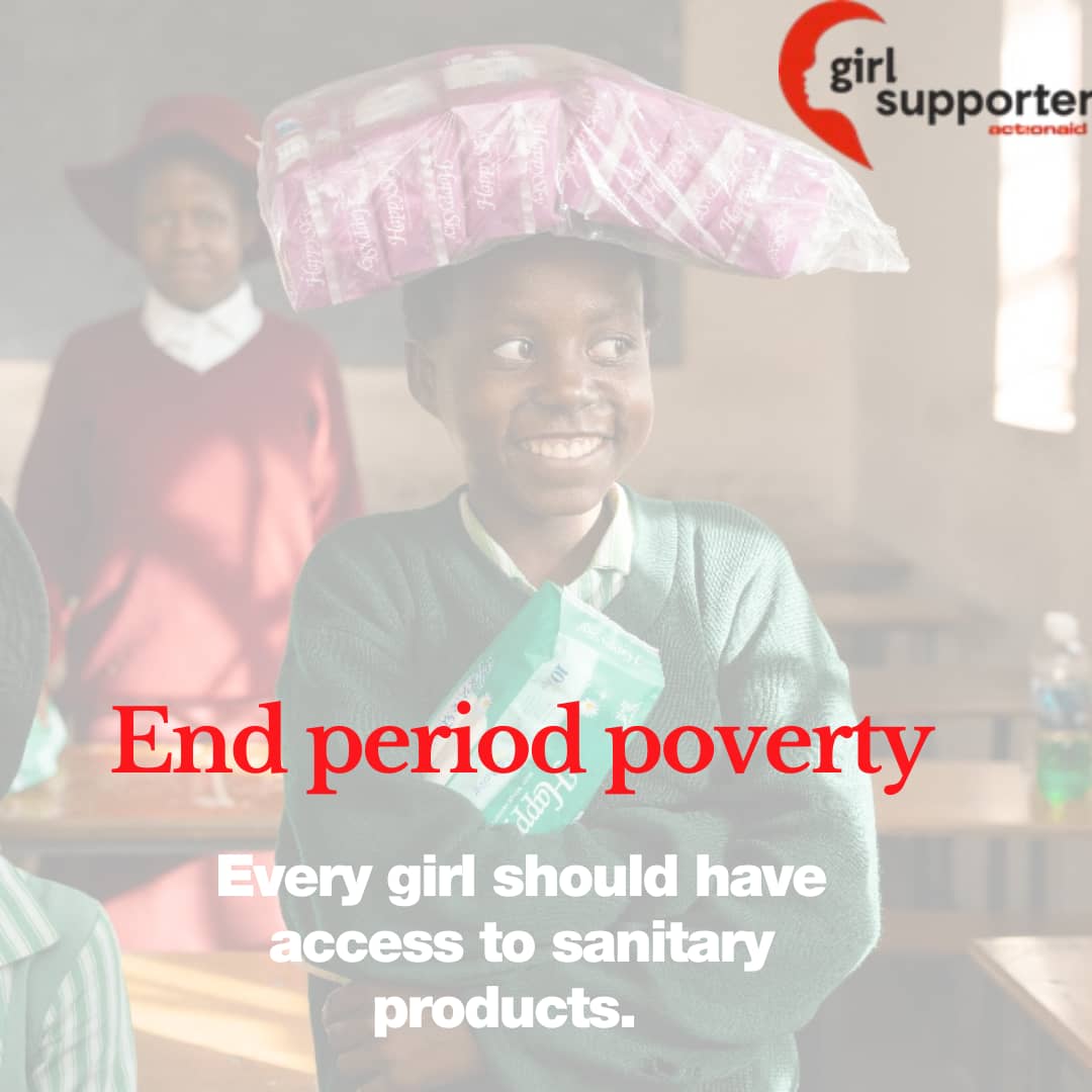 ActionAidZim's tweet photo. @ActionAid Zim stands firm in the fight against period poverty, ensuring that every girl has access to essential sanitary products. On this International #DayoftheGirlChild, let's empower girls to thrive with dignity &amp; confidence.
#EndPeriodPoverty #DayoftheGirlChild https://t.co/6YKTjNIWYX