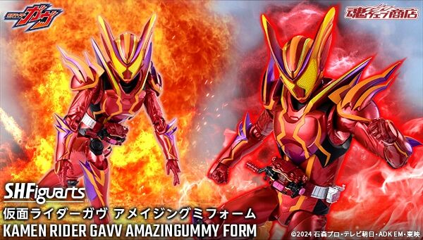 p_bandai's tweet image. ／
📢おすすめ商品のご紹介
＼
『仮面ライダーガヴ』より、「S.H.Figuarts 仮面ライダーガヴ アメイジングミフォーム」はご注文受付中✨

頭部や腕などの尖った形状造形も細部までこだわり新規造形🎶…