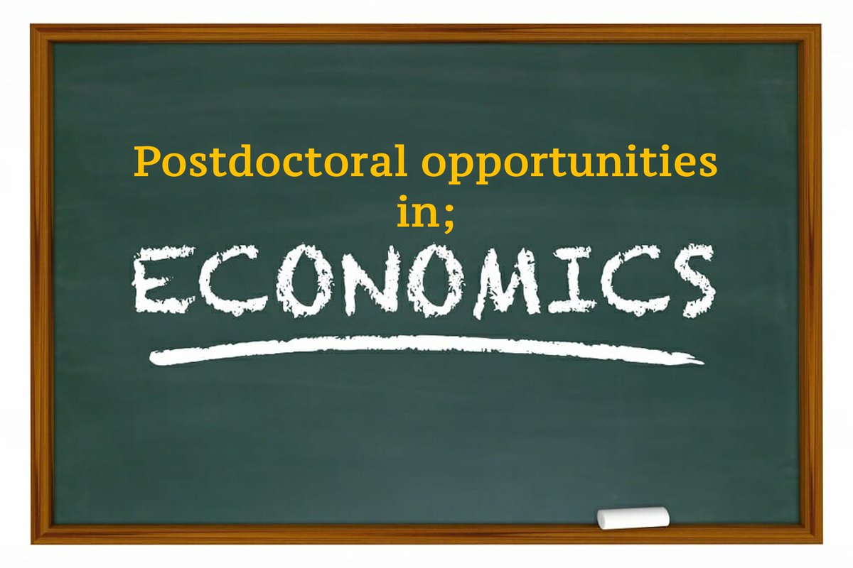 owlindex's tweet image. Apply for exciting Postdoctoral positions in economics! 
owlindex.com/oi/xj3S9CSU

#Owlindex #Economics #Postdoc #CareerOpportunities #ResearchJobs