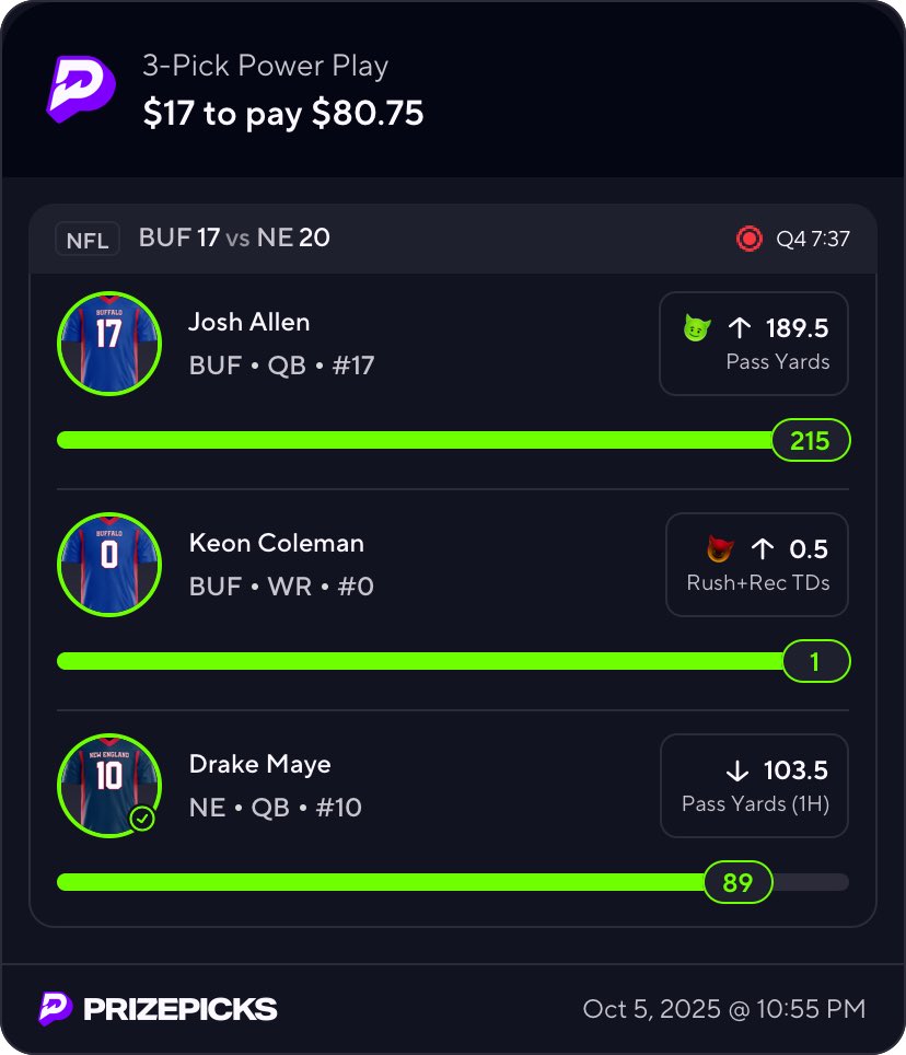 PrizePickstodey's tweet image. CASH THE NUKE โ
โ
Come support & I do our thing and get full access to ALL of our playsโผ๏ธ
Join here: t.me/+sOL4rPYeGFYxMโฆ๐ฆน๐ฟโโ๏ธ
#GamblingX #PrizePicks