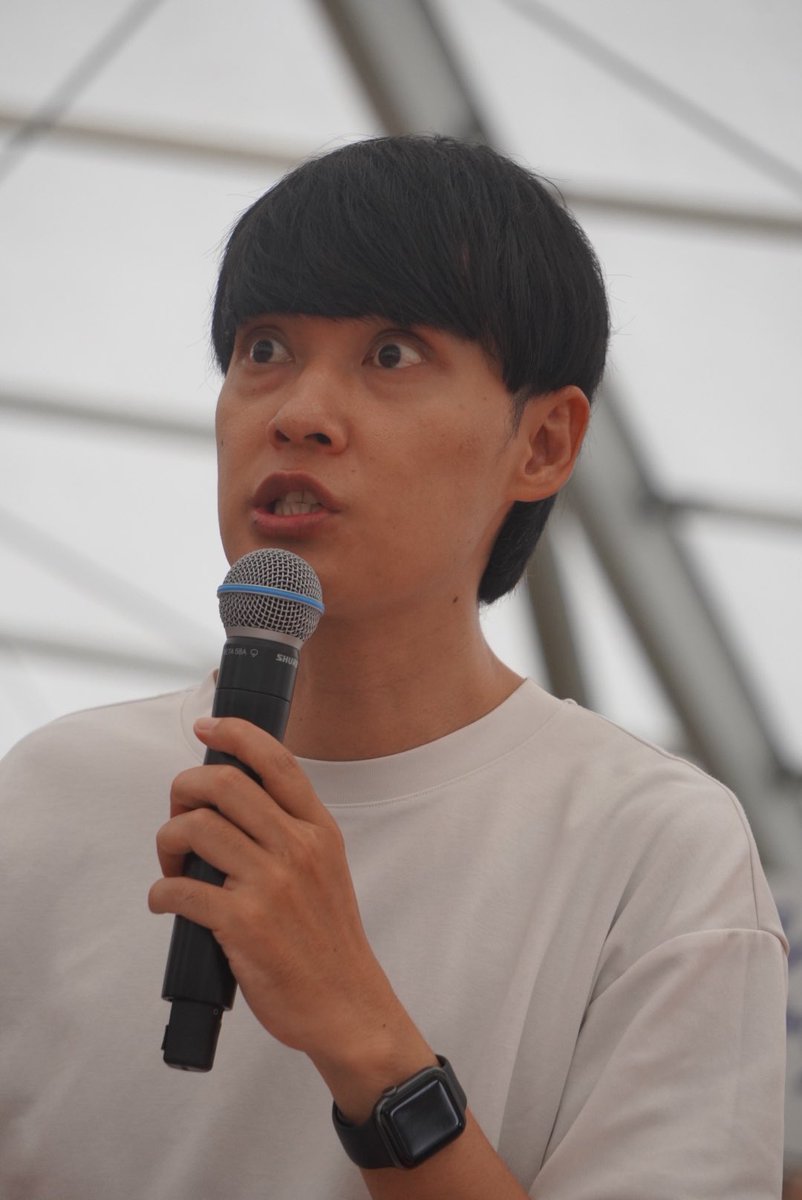 akingo48's tweet image. 2025.10.12(日)
大阪グルメEXPO2025 MATSURI LIVE
祇園櫻井さんpart1

営業慣れてはるわ！！

#祇園
#櫻井健一朗
#ぎお活
#大阪グルメEXPO