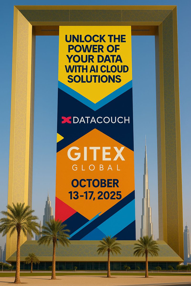 datacouch_io's tweet image. Unlock the Power of Your Data with AI Cloud Solutions! At #DataCouch we go #BeyondTechnology empowering people first, then enabling transformation. Meet us at #GITEXGlobal 2025, Oct 13–17, The India Pavilion, Hall 13 | Booth D35.9 

#AI #Cloud #DataCouch