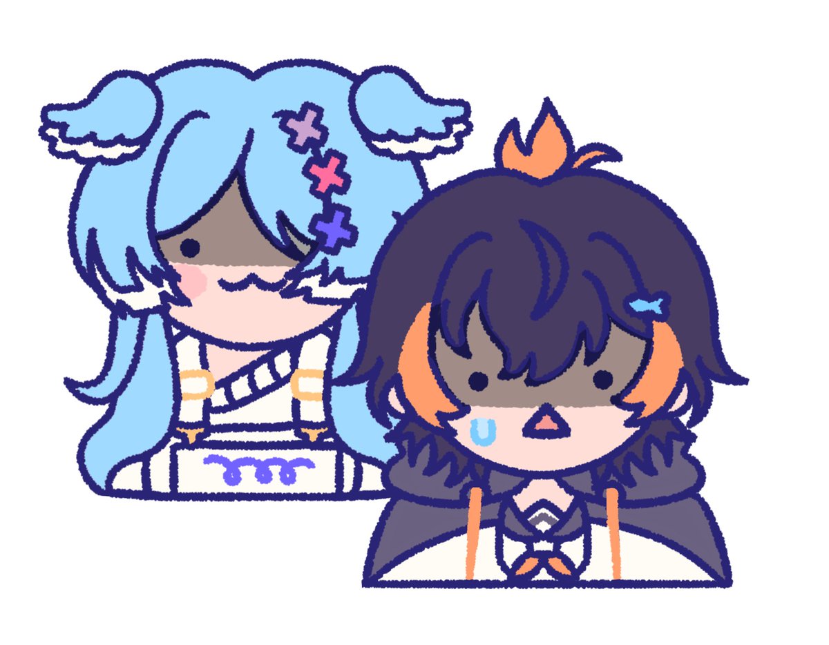 _s3venth's tweet image. from this angle it looks like wiwa’s behind peto LMAO petra a wiwa behind you 

#pendorART #PetraArt