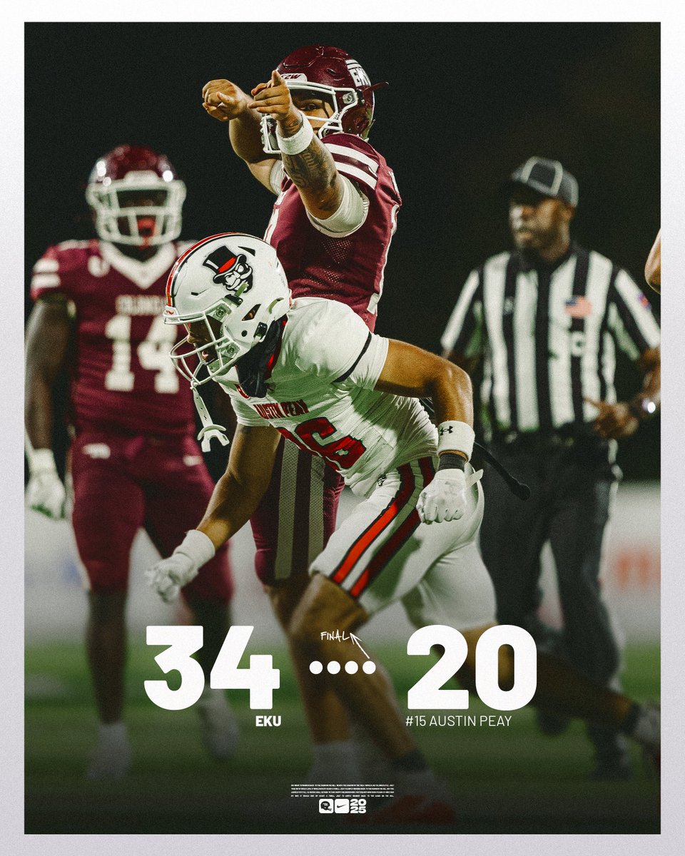 EKUFootball's tweet image. 𝐃𝐎𝐖𝐍𝐄𝐃 𝐓𝐇𝐄 𝐆𝐎𝐕𝐒!

That&apos;s 1️⃣0️⃣ in a row at Roy Kidd Stadium for the Colonels!

#E2W | #MatterOfPride