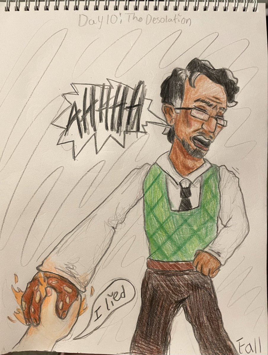1gravityFALLs1's tweet image. TMAtober day 10 
The Desolation 
#tma #tmatober2025 #inktober #art
