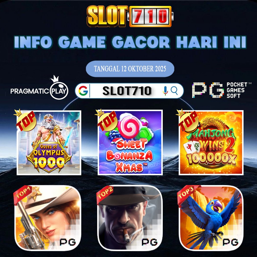 slot710konek's tweet image. INFO GAME TERGACUOORRR HARI INI !
🗓️Tanggal : 12 OKTOBER 2025 
🌐Ketik di google : Slot710
Min DP : 10.000 | Min WD : 50.000
#slot710 #rtp #qris #ArdaGuler