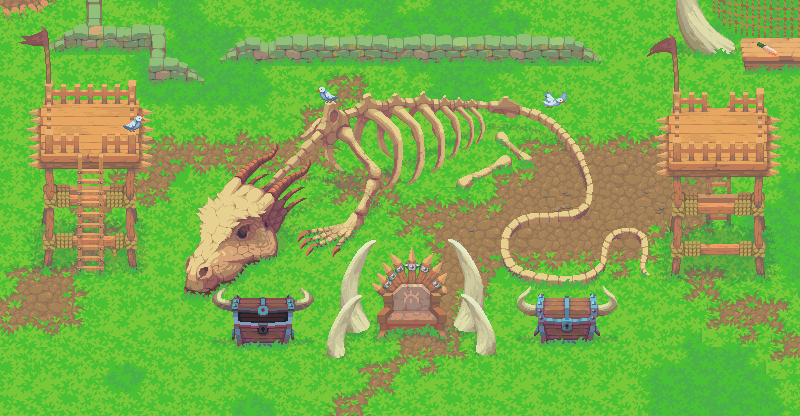 RafaRPM_'s tweet image. #pixelart Dragon fossil