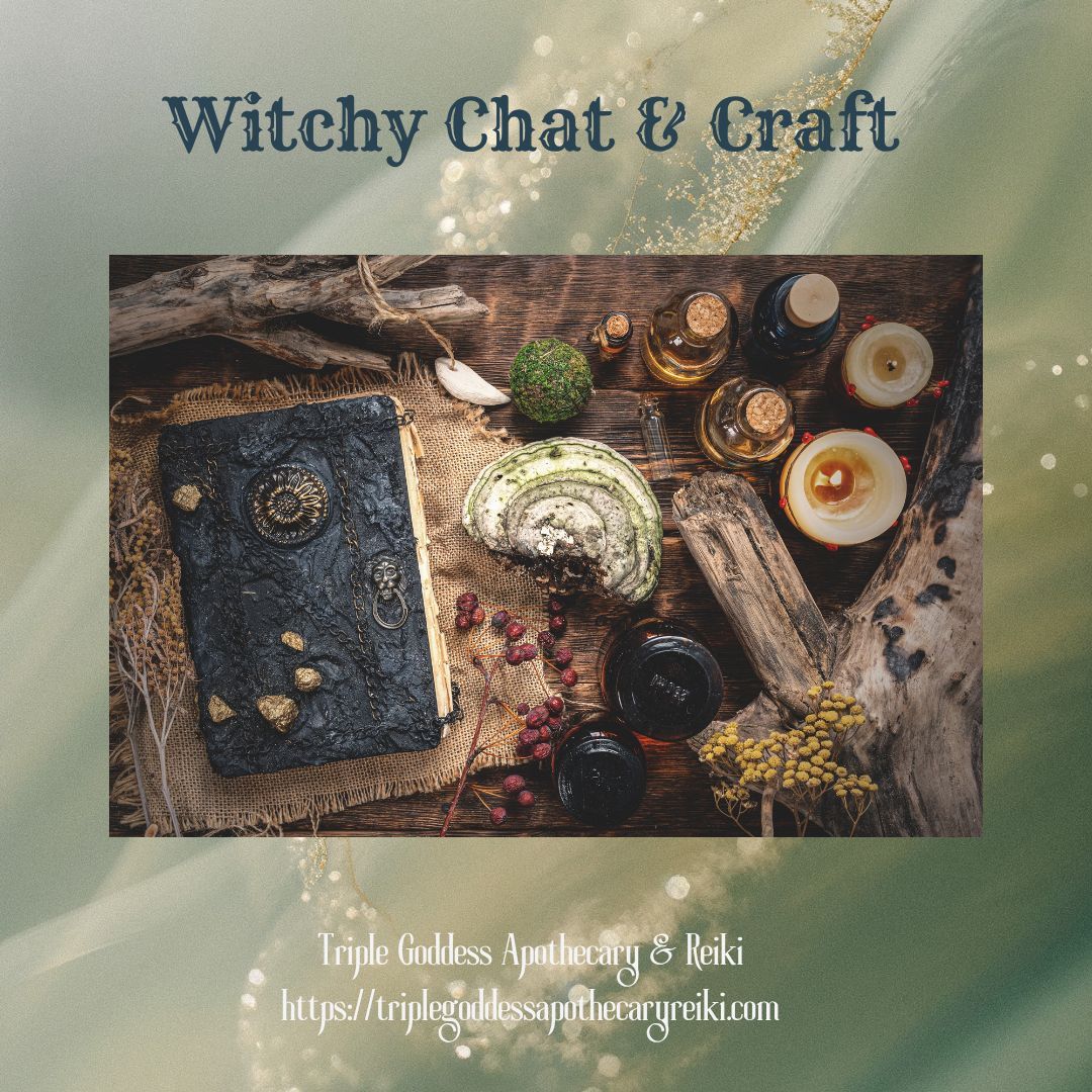 triplegoddessa1's tweet image. Witchy chat and craft! Explore witchcraft, spells, and crafts. bio.site/rowanravenwolf #crafts #pagan