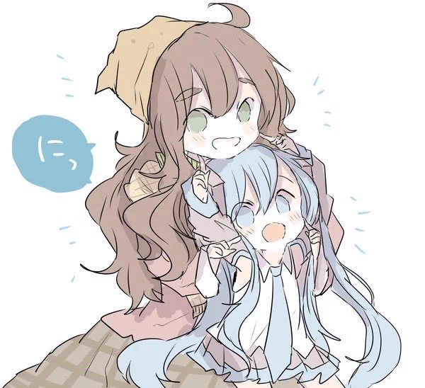 まろんくんとみくちゃん